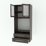 Рencil case with a niche for TV 900х2400х450 ( frame facade)